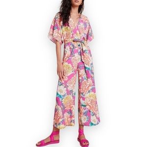 Farm Rio | Anthropologie Eulalie Wideleg Jumpsuit